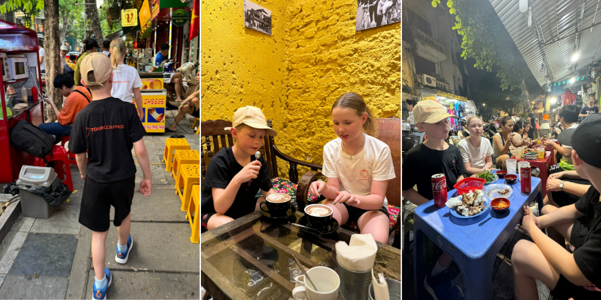 We proberen veel soorten eten