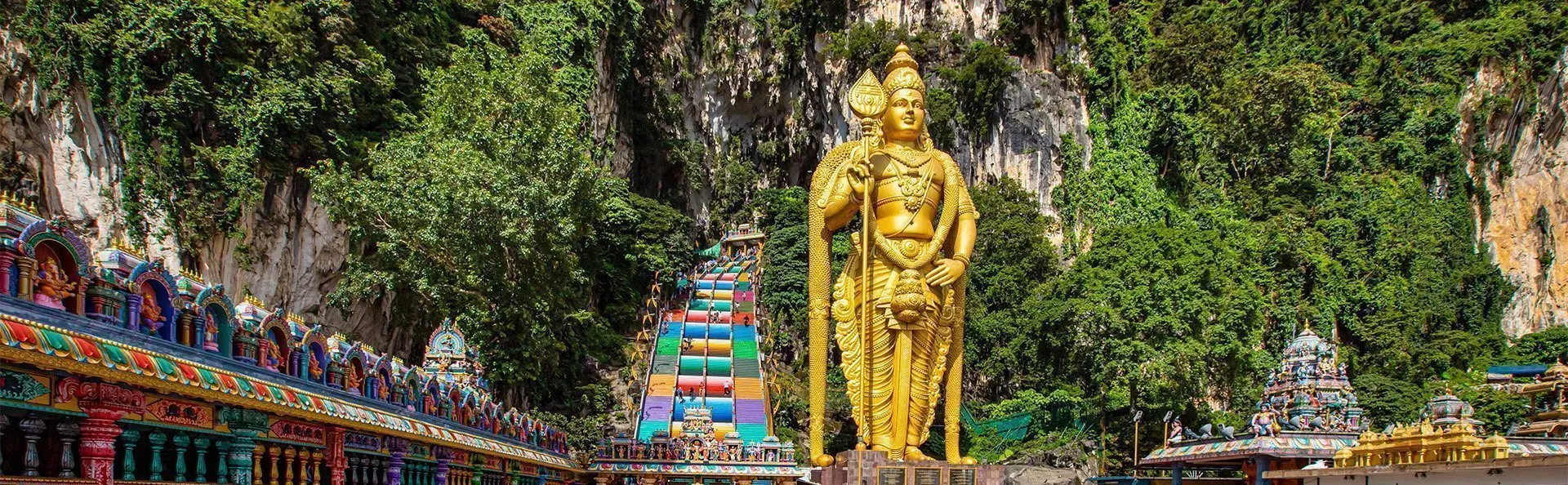 Batu Caves buiten Kuala Lumpur, de hoofdstad van Maleisië
