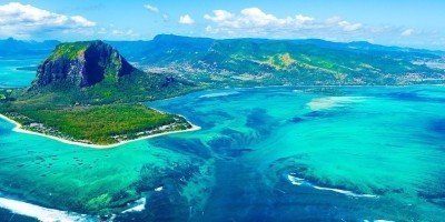 Overzicht van het tropische Mauritius