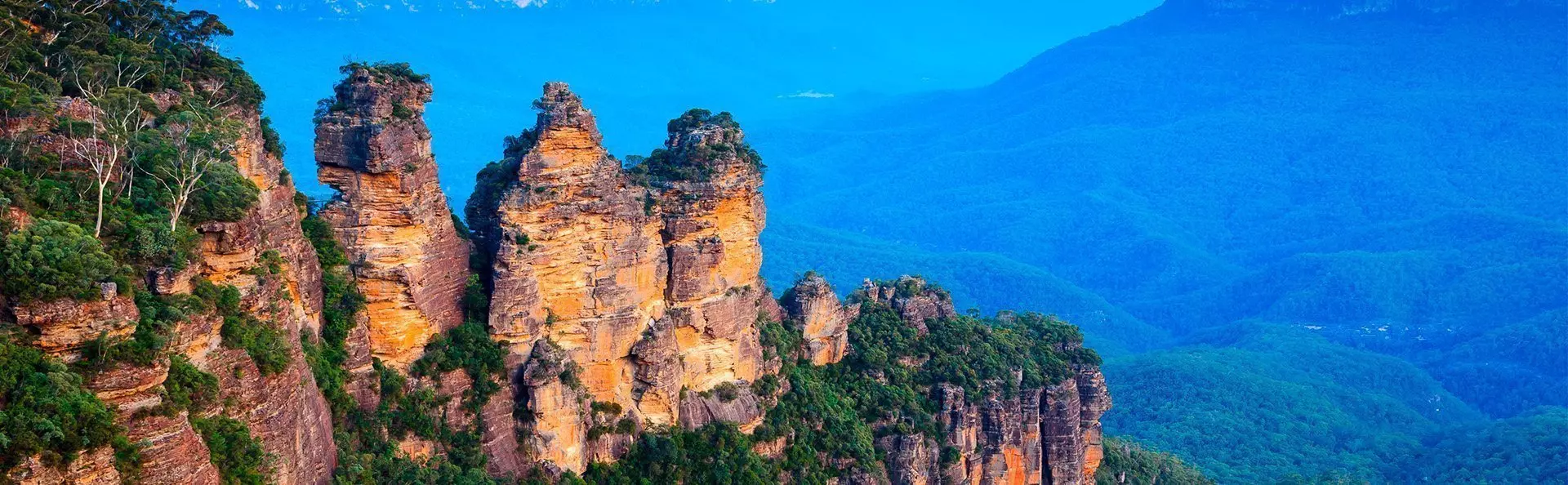 The Three Sisters vanaf Echo Point, Blue Mountains National Park
